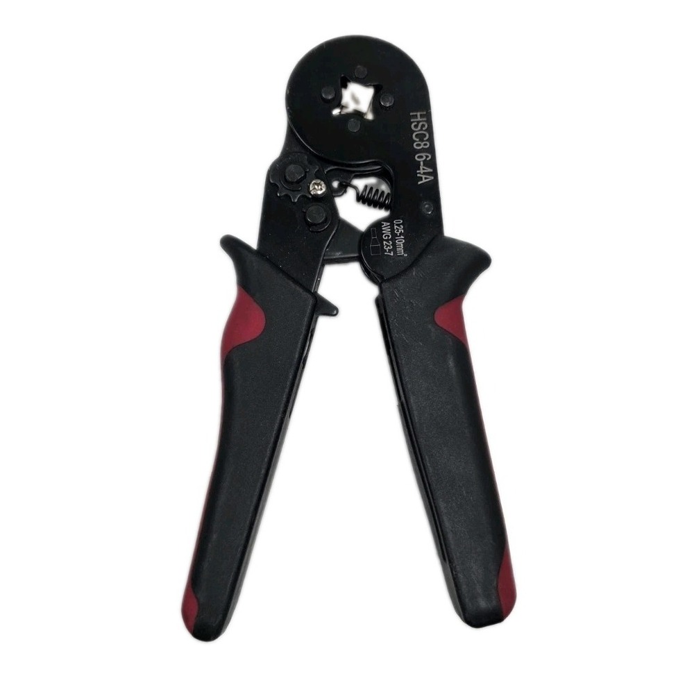 HSC8 6-4A Crimping Tool Cold-press Terminal Tubular Pin Pliers 23-7AWG 0.25-10mm